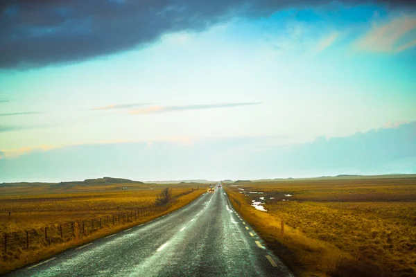 Route Ring Road Hringvegur Μια Εθνική Οδός Που Τρέχει Γύρω — Φωτογραφία Αρχείου