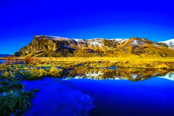 경관을 배경으로 링베구르 링베구르 아이슬란드 — 스톡 사진