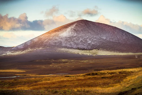 Вид Сбоку Озил Озил Роуд Хрингвегур Исландия — стоковое фото