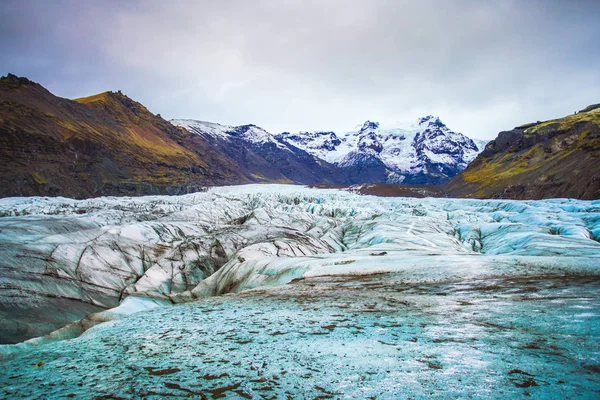 Национальный Парк Ватнайокулл Один Трех Национальных Парков Исландии Включает Ледник — стоковое фото