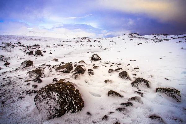 Lodowiec Vatnajokull Parku Narodowym Vatnajokull Lokalizacja Odkrywcy Jaskini Lodowej Islandii — Zdjęcie stockowe