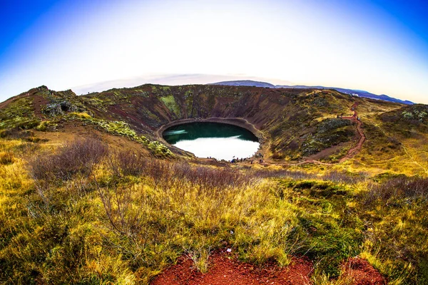Κερθ Κάχρους Μια Λίμνη Ηφαιστειοκρατήρων Που Βρίσκεται Στην Περιοχή Των — Φωτογραφία Αρχείου