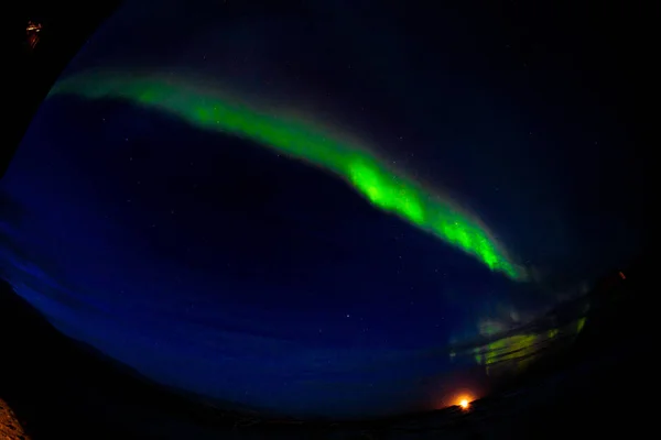 Aurora Borealis Luzes Norte Por Vezes Referida Como Luzes Polares — Fotografia de Stock