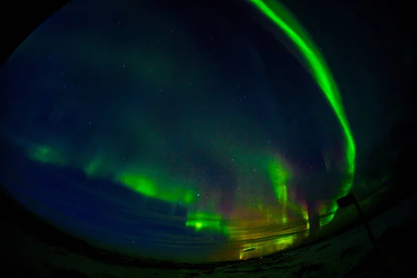 Aurora Borealis Kuzey Işıkları Bazen Kutup Işıkları Olarak Adlandırılır Zlanda — Stok fotoğraf