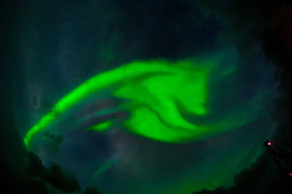 Aurora Borealis Zorza Polarna Czasami Określana Jako Polar Lights Naturalny — Zdjęcie stockowe