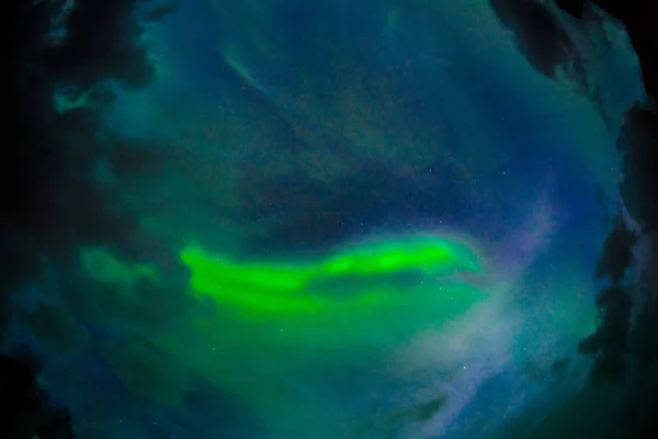 Aurora Borealis Norrsken Ibland Kallad Polar Lights Naturlig Ljusdisplay Earths — Stockfoto