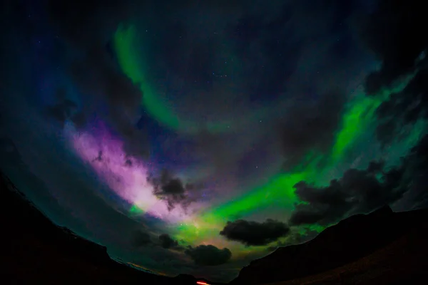 Aurora Borealis Nordlichter Manchmal Auch Polarlichter Genannt Ein Natürliches Lichtspiel — Stockfoto