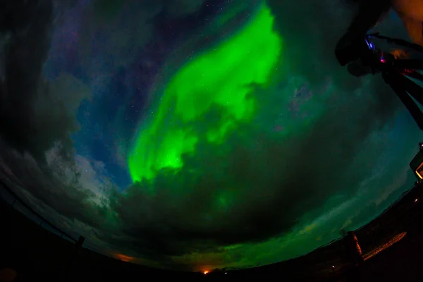 Aurora Borealis Severní Světla Někdy Označována Jako Polární Světla Přírodní — Stock fotografie
