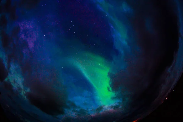 Aurora Boreal Northern Lights Veces Conocida Como Polar Lights Una —  Fotos de Stock
