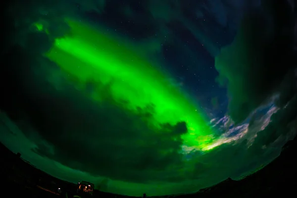 Aurora Boreal Northern Lights Veces Conocida Como Polar Lights Una — Foto de Stock
