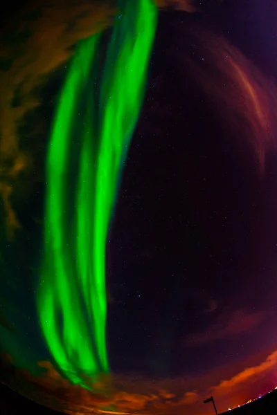 Полярне Сяйво Північне Сяйво Іноді Називають Полярними Вогнями Природне Світло — стокове фото