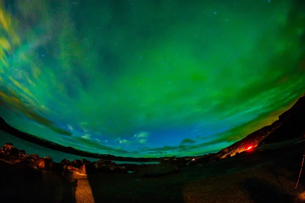 Aurora Boreal Northern Lights Veces Conocida Como Polar Lights Una —  Fotos de Stock
