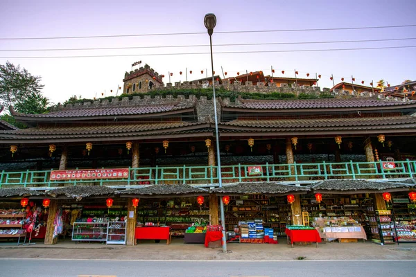 Mae Hong Son Tailândia Novembro 2018 Estilo Chinês Aldeia Yunnan — Fotografia de Stock