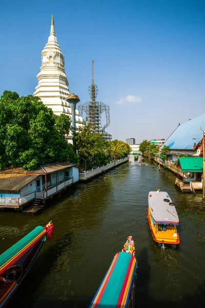 Estupa Maharatchamongkhon Estructura Gran Imagen Inacabada Buda Wat Paknam Bhasicharoen — Foto de Stock