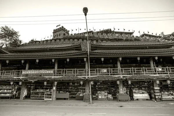 Mae Hong Son Tajlandia Listopada 2018 Chiński Styl Yunnan Wsi — Zdjęcie stockowe