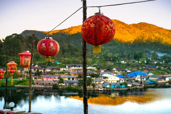 Mae Hong Son Tailandia Noviembre 2018 Estilo Chino Del Pueblo —  Fotos de Stock