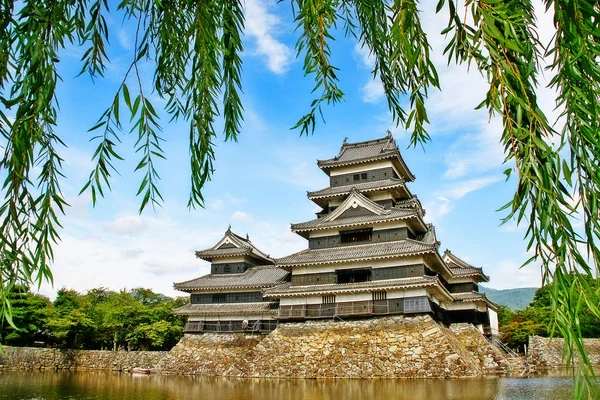 Matsumoto Castle (Matsumoto-jo), or known as Crow Castle (Karasu-jo), one of Japanese premier historic castles in easthern Honshu, Matsumoto-shi, Chubu region, Nagano Prefecture, Japan