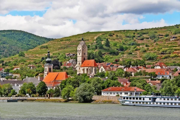 Kremže Der Donau Spolkové Zemi Dolní Rakousy Údolí Wachau Rakousko — Stock fotografie