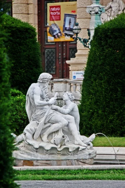 Viena Wien Austria Osterreich Junio 2017 Tritones Naiads Fountain Por — Foto de Stock