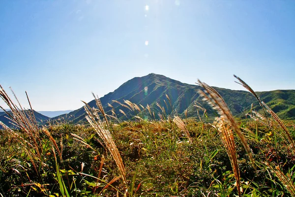 Monte Aso Aso San Maior Vulcão Ativo Japão Fica Parque — Fotografia de Stock