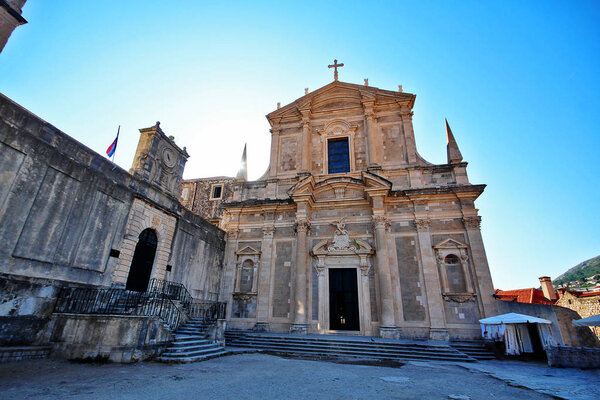 Saint Ignatius Church (Crkva sv. Ignacija) in Poljana square, Dubrovnik, Croatia