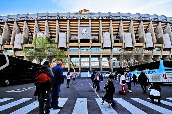 西班牙马德里 2017年3月17日 圣地亚哥 贝纳布体育场 西班牙语 Santiago Bernabu Stadium Estadio Santiago — 图库照片