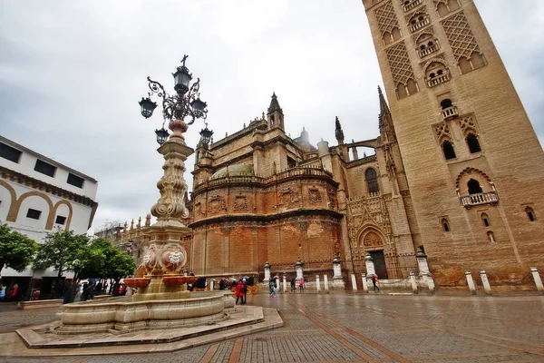 Plaza Virgen Los Reyes Sevilla Sevilla Endülüs Güney Spanya — Stok fotoğraf