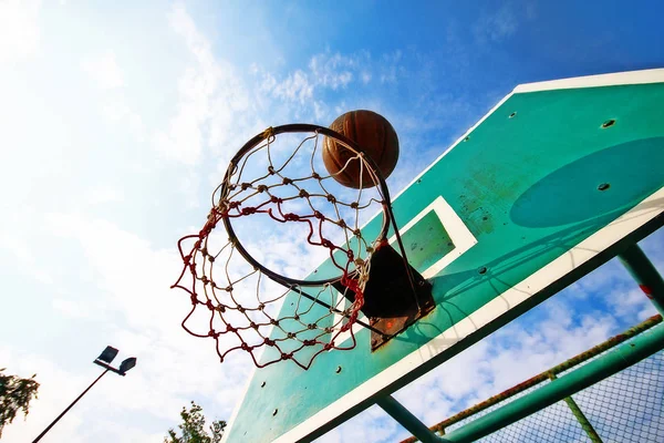 Basketball Thrown Hoop Scoring Game — Foto de Stock