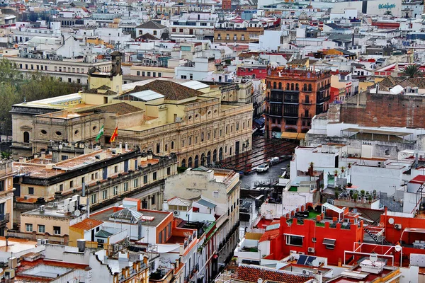 Stadtbild Von Sevilla Von Der Giralda Aus Gesehen Dem Glockenturm — Stockfoto