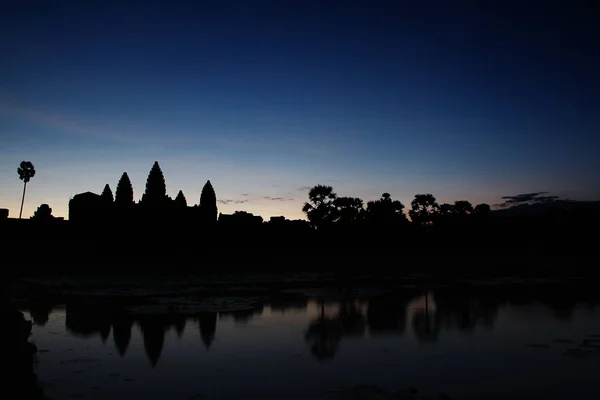 Angkor Wat Nokor Wat Capital Temple Hindu Tanrısı Vishnu Nun — Stok fotoğraf