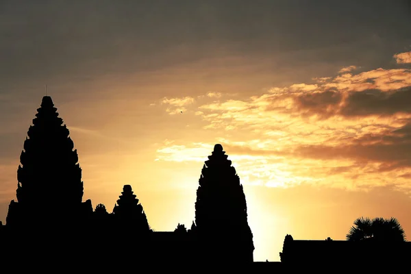 Angkor Wat Nokor Wat Fővárosi Templom Templomkomplexum Melyet Eredetileg Visnu — Stock Fotó