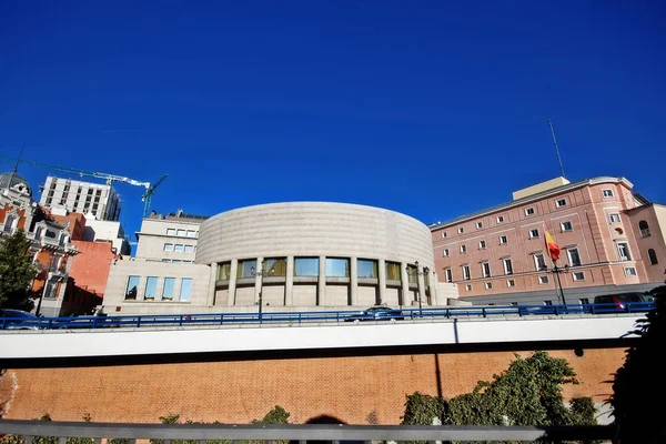 Madrid Spanien März 2017 Gebäude Der Caixabank Madrid — Stockfoto