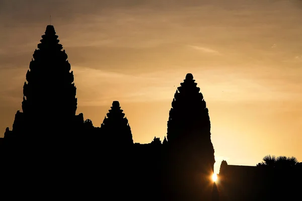 Angkor Wat Nokor Wat Capital Temple Complejo Templos Construido Originalmente —  Fotos de Stock