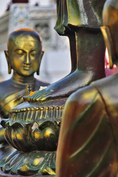 Buddha Statue Wat Arun Ratchawararam Ratchawaramahawihan Temple Dawn Wat Jang — Foto Stock