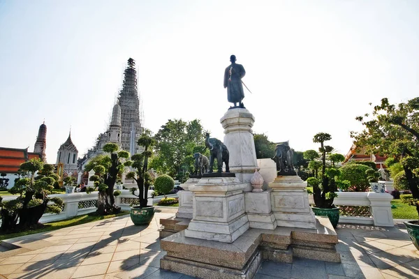 Bangkok Yai Bangkok Tailandia Diciembre 2016 Monumento Del Rey Rama —  Fotos de Stock
