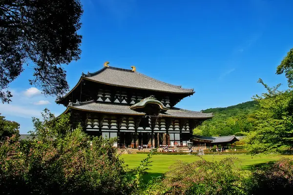 Gran Salón Del Buda Daibutsuden Del Templo Tdai Gran Templo —  Fotos de Stock