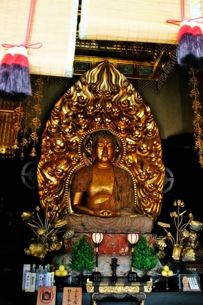 Kamakura Kanagawa Prefektur Kanto Region Japan September 2009 Golden Buddha — Stockfoto