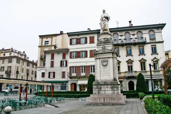 Lombardei Como Italien März 2010 Denkmal Von Alessandro Volta Auf — Stockfoto