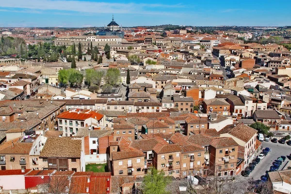 Taverna Hastanesi Ile Toledo Şehri Yüksek Teras Manzaralı Toledo Kastilya — Stok fotoğraf
