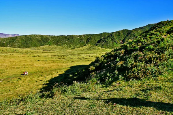 Mount Aso Aso San Japonya Nın Büyük Aktif Yanardağı Aso — Stok fotoğraf