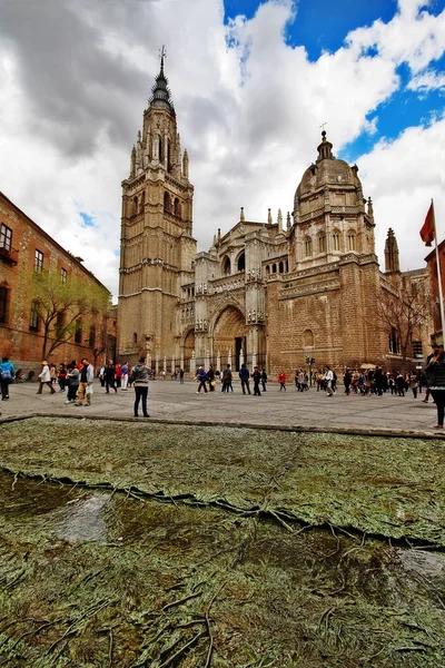 Toledo Kastilya Mancha Spanya Mart 2017 Primat Cathedral Saint Mary — Stok fotoğraf