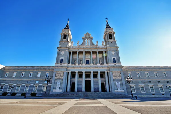 Almudena Katedrali Santa Mara Real Almudena Madrid Plaza Armera Madrid — Stok fotoğraf