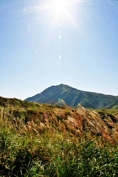 Monte Aso Aso San Maior Vulcão Ativo Japão Fica Parque — Fotografia de Stock