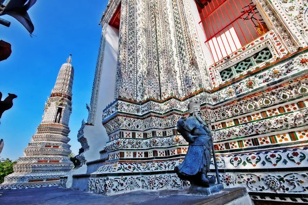 Bangkok Yai Bangkok Thailand December 2016 Stone Sculpture Prang Wat — 图库照片