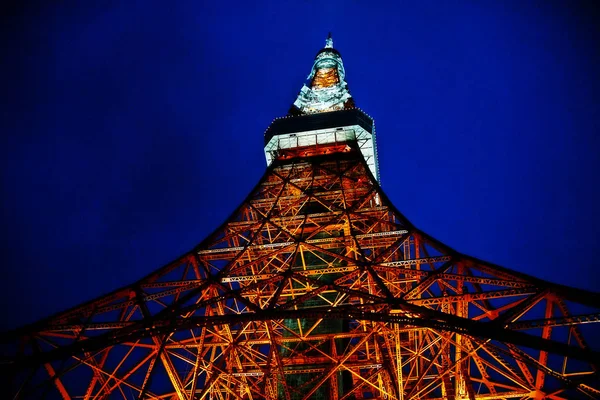 Tokyo Tower Ein Kommunikations Und Aussichtsturm Shiba Koen Bezirk Von — Stockfoto