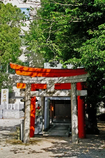 福冈县福冈县 九州地区 2009年9月20日 福冈神社的Torii门 — 图库照片