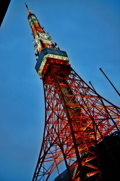 Tokyo Tower Ein Kommunikations Und Aussichtsturm Shiba Koen Bezirk Von — Stockfoto
