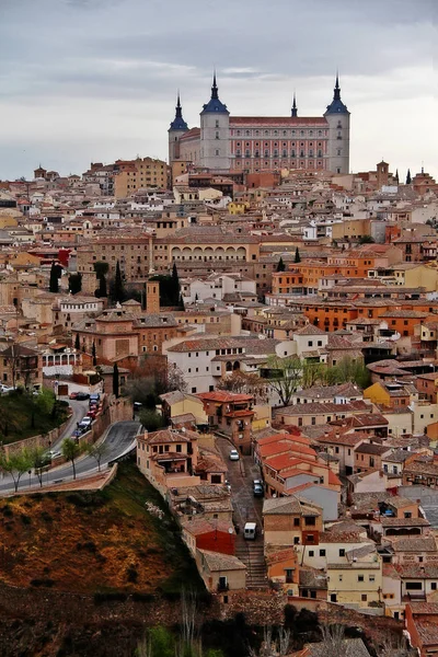 Toledo Alcazar Alcazar Toledo Spanya Nın Kastilya Mancha Kenti Unesco — Stok fotoğraf