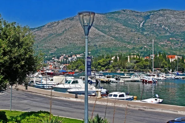 Arbejdsløshed Cavtat Adriaterhavet Cavtat Dubrovnik Neretva Amt Kroatien - Stock-foto