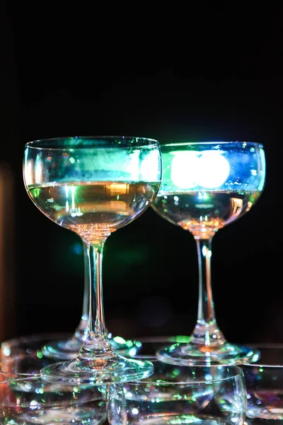 Champagne Glastornet Bröllopsfest — Stockfoto